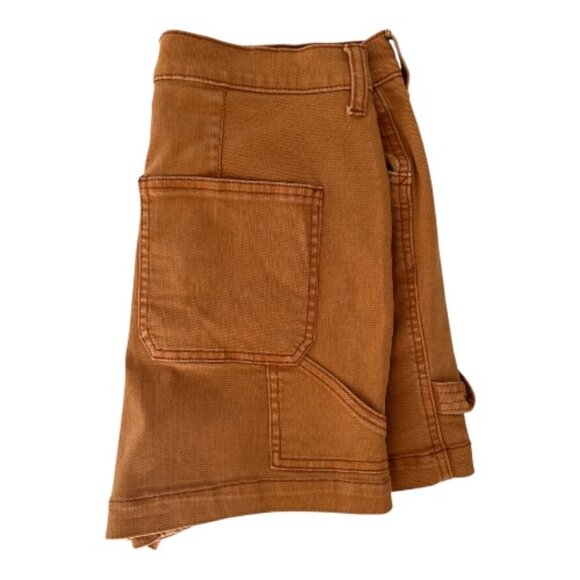 Wonderly Burnt Orange High-Rise Shorts Size 4 - 4" Inseam - Picture 3 of 3